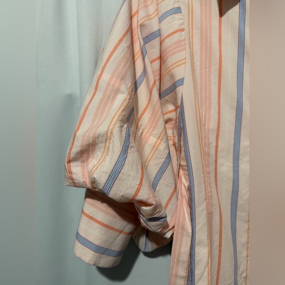 Saule Parc Preppy Women's Grace Striped Button Down Dress Size S NWOT - Picture 2 of 8